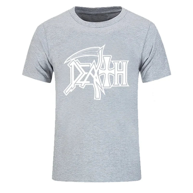 New DEATH ROCK BAND HEAVY METAL Men T-shirt Casual Round Neck Oversized Cotton T Shirt Birthday Gift Tshirt Fashion Streetwear