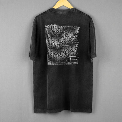 Black Emperor T-Shirt Post Rock Band Sigur Ros Men Washed Long Short Sleeves Men's Clothing Short Sleeves Cotton Print Shirt