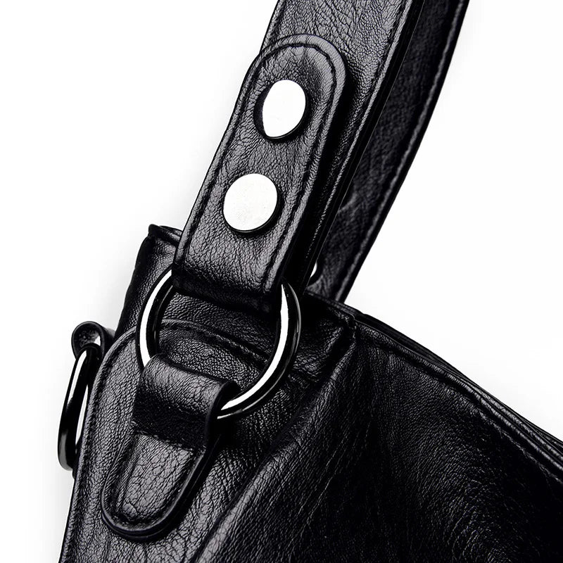 2024 Trend Large Capacity Genuine Tote Shoulder Bags Fashion Top-Handle Bag High Quality Leather Sac Casual Design Handbag Purse