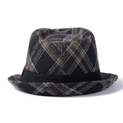 British Style Top Hat European and American New Gentleman Hat Men's Sunshade Jazz Hat Dad Fedoras Bucket Hat Gift