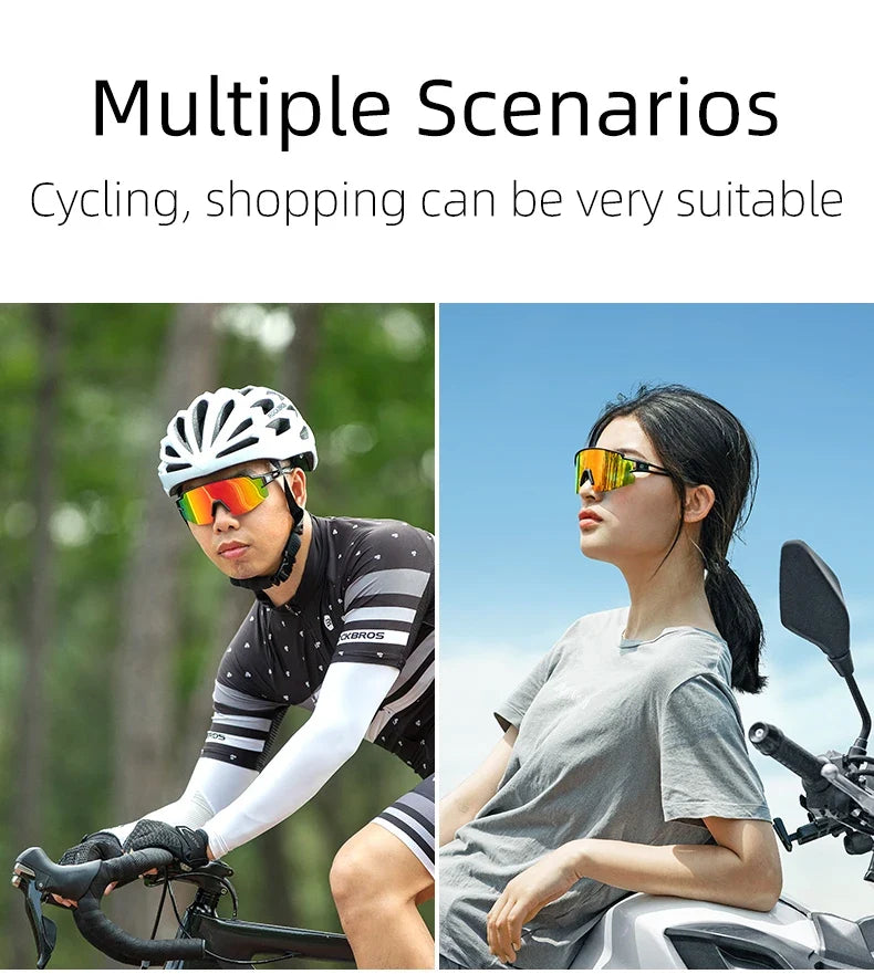 Cycling Glasses Photochromic Glasses Bicycle Glasses Eyewear Goggles Windproof Bicycle Outdoor Sports Sunglasses