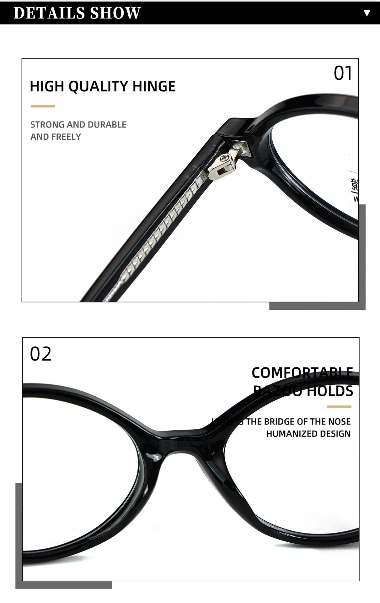 Simple Geometric Oval Small Frame Retro Design Women's Polarized Sunglasses UV Protection Customizable Prescription K9142