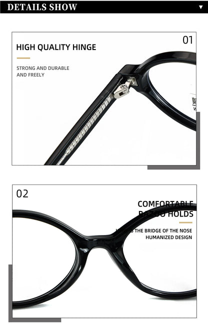 Simple Geometric Oval Small Frame Retro Design Women's Polarized Sunglasses UV Protection Customizable Prescription K9142