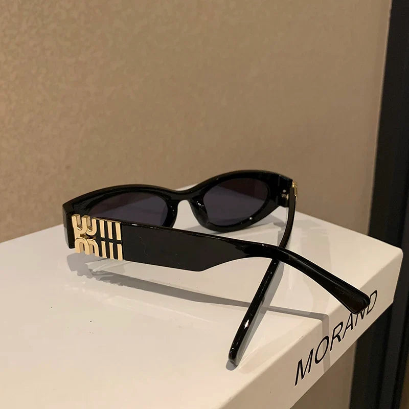 2025 New Fashion Small Frame Cat Eye Sunglasses Women Men Brand Design Luxury Sun Glasses Ladies Eyewears Oculos De Sol UV400