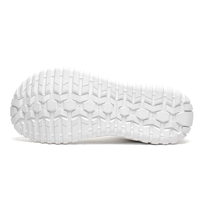 Wide Toe Walking Shoes Men Women Non Slip Outdoor Sneakers Lace Up Mesh Breathable Running Shoes