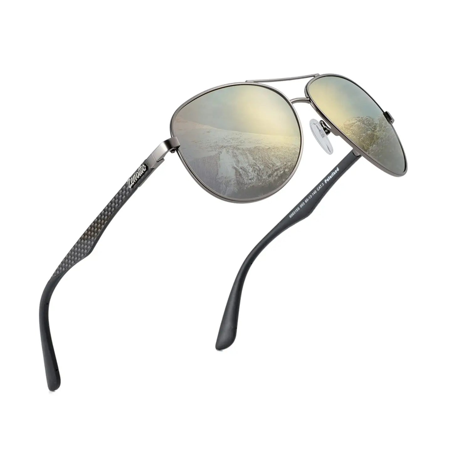 Hot Sale Carbon Fiber Polarized Sunglasses Pilot Shade for Men Uv Protection Fishing Driving Golf