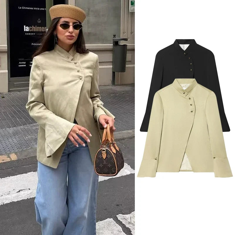 Women's New Blazers Autumn 2026 Fashion Elegant Office Women's Suit Jackets Chic Youth Holiday Party Jackets Street Autumn Coats