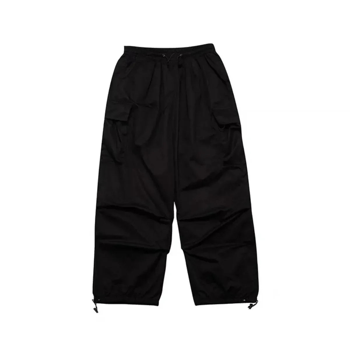 American Spring Summer Men Casual Cargo Pants Pockets Plus Size Black Out Door Elasticity Sports Oversize Pants 46 48 50