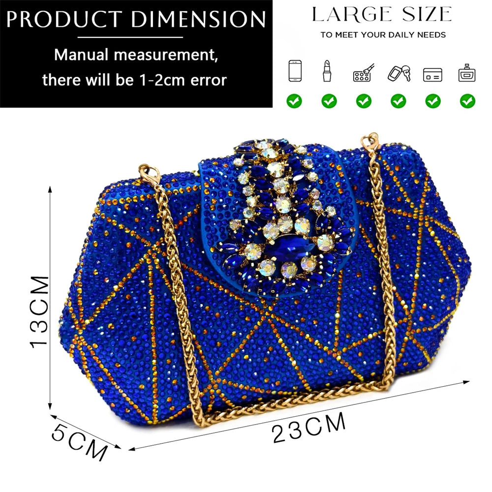 Nigerian Women Heel Party Ladies Italian Design Shoes And Bag Set Decorated with Rhinestone Handbag Wedding Party