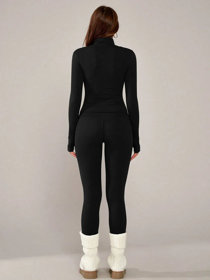 Yoga Set 2PCS Sports Outfits Women Clothes Fitness Tracksuit Gym Legging Workout Long Sleeved Female Bra Yoga Suit Sportswear