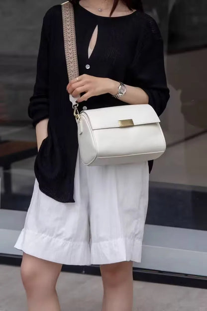 luxury handbags female crossbody bags Vintage Genuine leather women shoulder bag Small square bag soft leather cowhide fashion