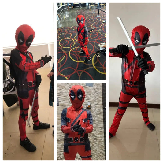 Superhero Costume Kids Super Hero Child Cosplay Costume Sword Kids Jumpsuit Girls Boy Costume For Child Halloween Carnival Suit