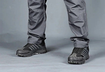 Summer Men's Tactical Cargo Pants Casual Trousers Multi-Pockets Waterproof Pants Lightweight Quick Dry Outdoor Hiking Trousers