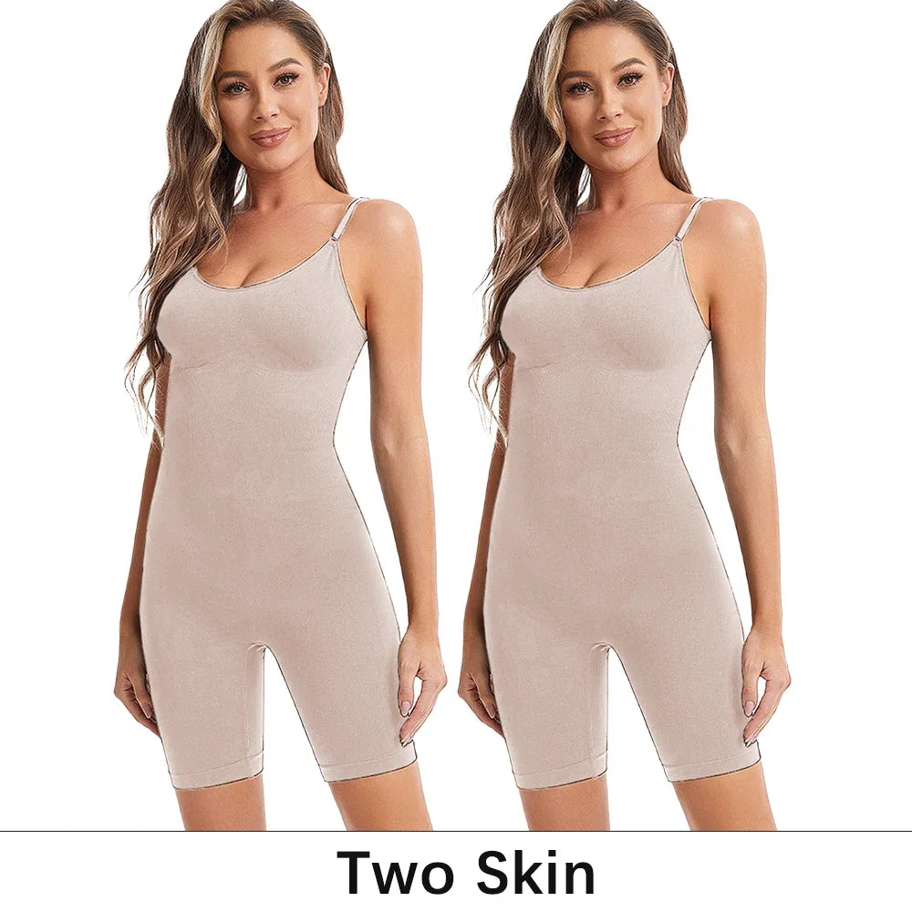 Seamless Bodysuit Compression Open Crotch Shapewear Women Push Up Corset Slimming Butt Lifter Full Body Shaper Slimmer