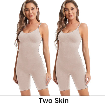 Seamless Bodysuit Compression Open Crotch Shapewear Women Push Up Corset Slimming Butt Lifter Full Body Shaper Slimmer