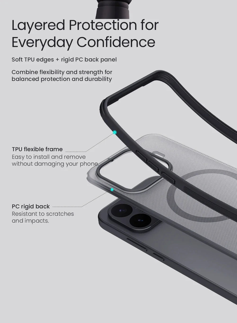 For Xiaomi 17T Pro /17T /15T Pro /15T 5G Case Magnetic TPU+PC Super Frosted Shield Pro Magsafe Protection Back Cover