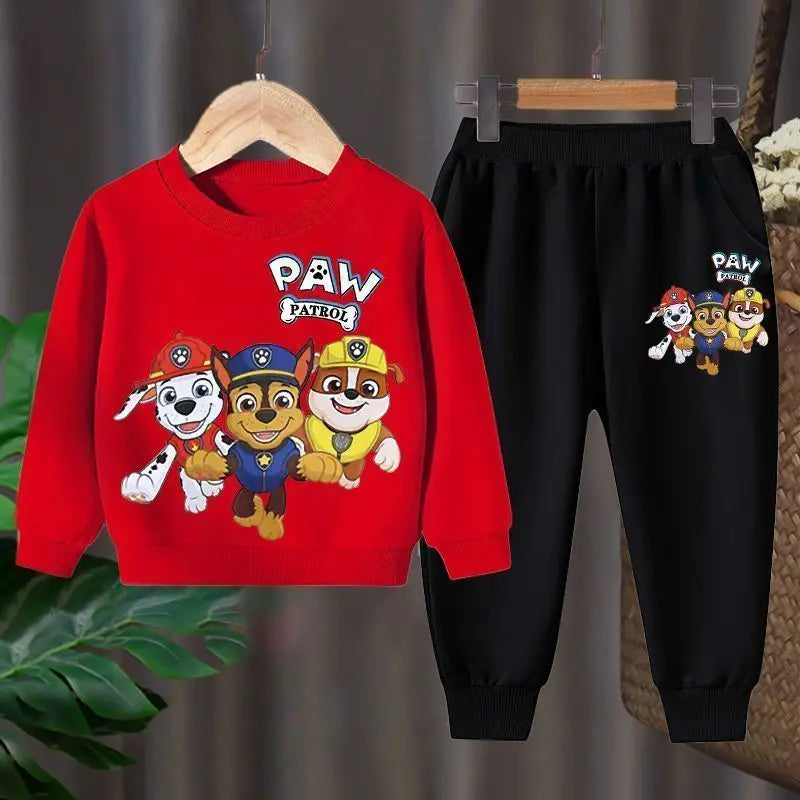 Spring Autumn Long Sleeve Top and Long Pants 2pcs Set for Children's Clothing Set Boys Sweatsuits Kids Thin Tracksuit