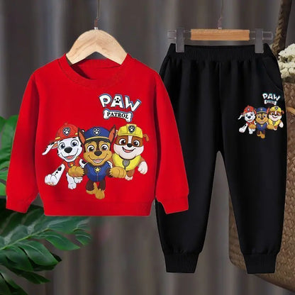 Spring Autumn Long Sleeve Top and Long Pants 2pcs Set for Children's Clothing Set Boys Sweatsuits Kids Thin Tracksuit
