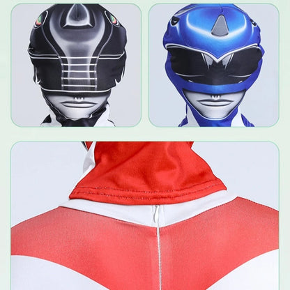 Kids Superhero Cosplay Power Samurai Sentai Shinkenger Rangers Costume Halloween Carnival Birthday Party Jumpsuit Zentai Suit