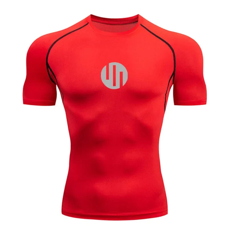 Running Men's Compression Long sleeve T-Shirt Gym Sports underwear Quick-drying Sweat-Wicking Sunscreen Second Skin Workout Men
