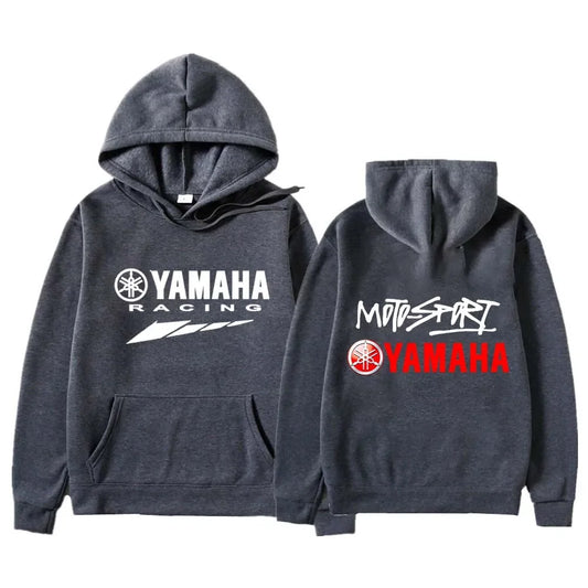 New Spring Autumn Sportswear, Men Women Fashion Hoodies with Yamaha Logo, Motorcycle Racing Team Outdoor Sports Sweatshirts For