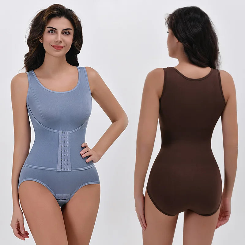 Women Seamless Shapewear Bodysuit Push Up Tummy Control Waist Trainer Butt Lifter Slimming Full Body Shaper For Daily Wear