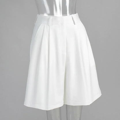 Straight-leg Pants 2026 Summer Shorts Temperament Casual Versatile Loose and Thin Five-point Suit Shorts