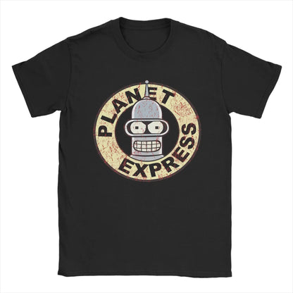 Men Women Futuramas Save thr Planet T Shirt  Pure Cotton Clothes Fun Short Sleeve O Neck Tees Gift Idea T-Shirts