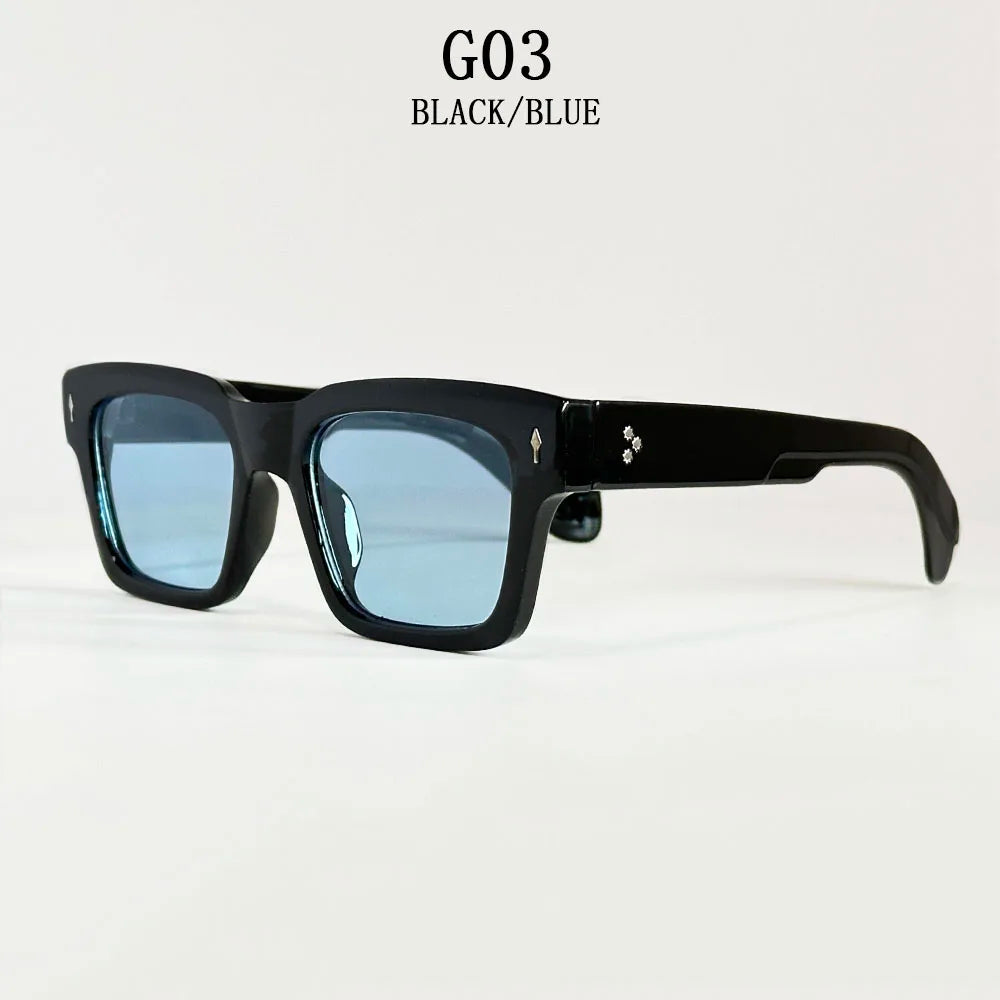 Vintage Square Sunglass Men Vacation Fashion Glasses Retro Sunglasses Women Trendy Fashion Glasses Gafas De Sol Hombre Zonnebril