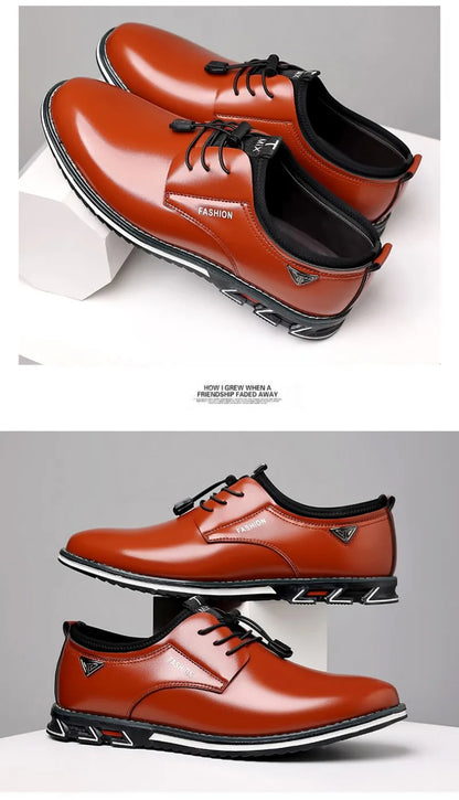 Oxfords Leather Shoes Men Luxury Big Size 50 51 52 53 Men Dress Shoes Business Party Wedding Office Work Shoe 2026 Men Loafers