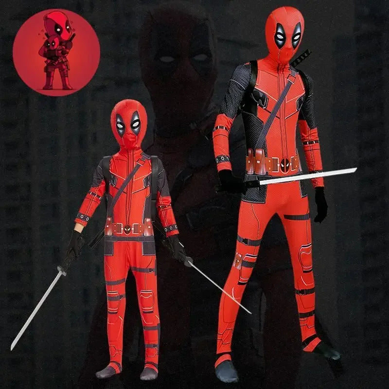 Superhero Costume Kids Super Hero Child Cosplay Costume Sword Kids Jumpsuit Girls Boy Costume For Child Halloween Carnival Suit