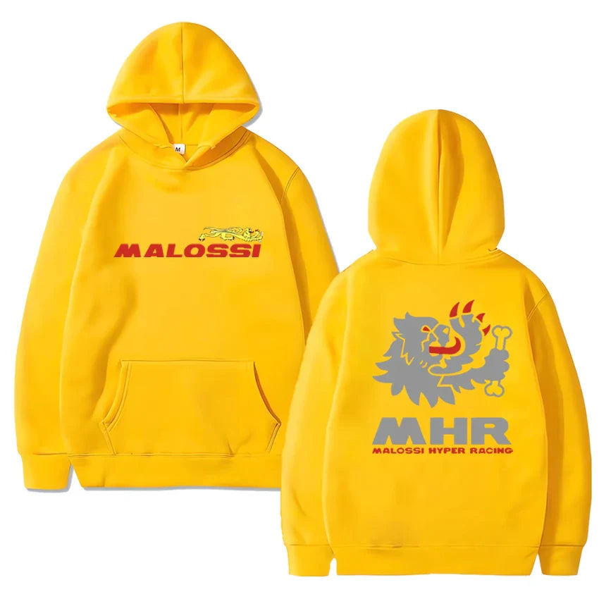 Hot Sale New in Malossi Theme Graphic Hoodie 2025 Men Women harajuku Hip Hop Y2k streetwear Unisex Fleece Long sleeve pullover