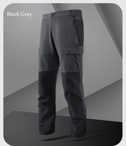 Autumn Hiking Pants Quick Dry Outdoor Charge Pant Men Patchwork Windproof Camping Trekking Trousers  Elasticity Hunting Pant