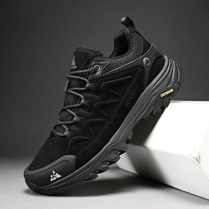 Leather Men Shoes for Men's Casual Shoes Fashion Waterproof Winter Luxury Designer Brand Work Boots Man Non-slip Sneakers