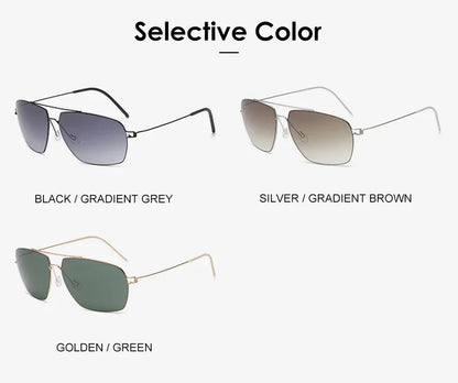 Classic Aviator Sunglasses Men Gold Metal Frame Green Lens Retro Pilot Shades UV400 Outdoor Driving Sun Glasses