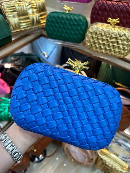 Elegant Box Shaped Dinner Clutch Crossbody Bag for Women Fashionable Chain Strap Handbag Retro Style Leather Handbag
