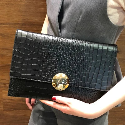 Brand Design Women Clutch Bag Elegant Ladies Shoulder Bag Female Handbag PU Leather Chains Envelope Shoulder Bag Clutches bolsa