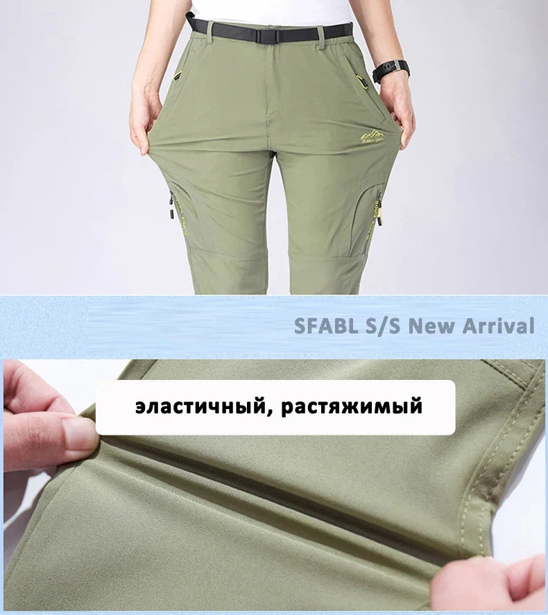 XL-5XL Lightweight Thin Summer Pants for Men Sweatpants Stretch Quick Dry Trousers Men Hiking Camping Men's Pants Joggers Summer