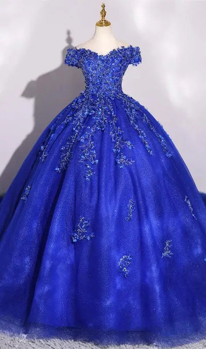 Shiny Party Dresses 15 Quinceanera Dresses Ball Gown Elegant Off Shoulder 15 Year Old Dress Customized Prom Gown Plus Size