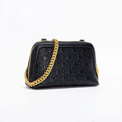 Solid Color Versatile Letter Print Design Exquisite Fashionable and Minimalist 2024 Seasonal New Women's Chain Shoulder Bag