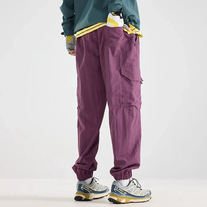 Men's Water-repellent Hiking Cargo Pants Breathable  Fashion Cargo Pants Autumn Trousers Fishing Camping Pants Male