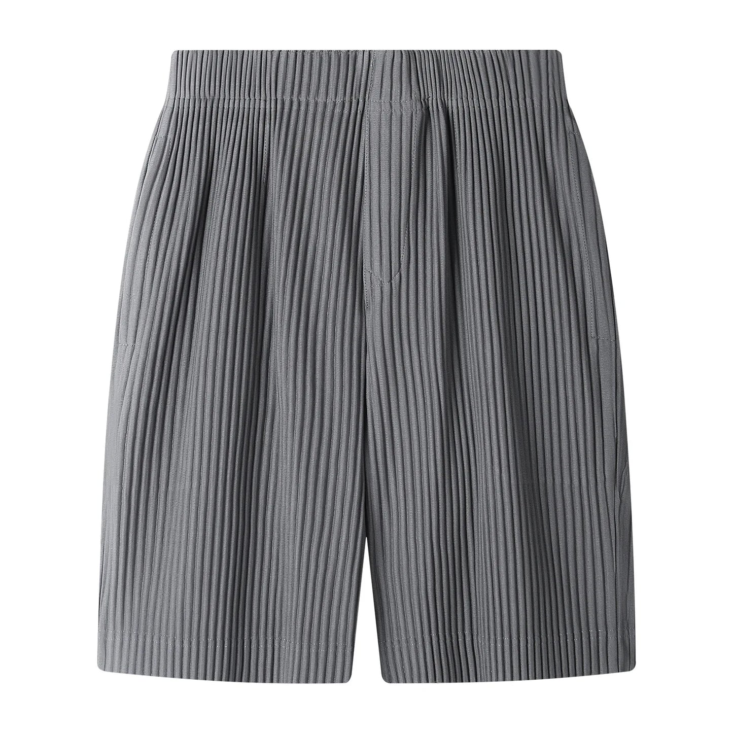 Pleated Shorts For Men Five-point Pants Baggy Casual Sports Shorts Japanese Pleated pants