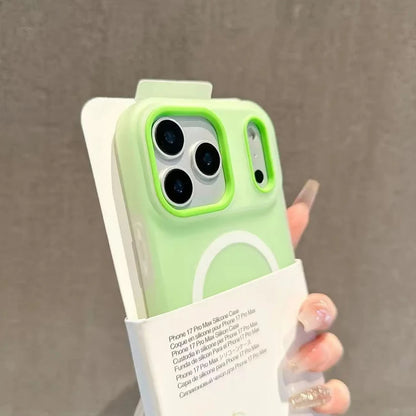 Original Candy Color 2IN1 For Magsafe Wireless Charging Case For iPhone 17 16 15 14 13 12 11 Pro Max 16PLUS 17AIR Magnetic Cover