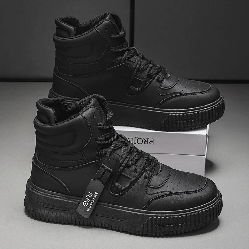 New Fashion Men's Sneakers Soft Comfortable Non Slip Wear Resistant Sole Daily Casual Men Shoes Preppy Winter Skate Ankle Boots