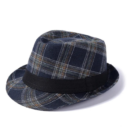 British Style Top Hat European and American New Gentleman Hat Men's Sunshade Jazz Hat Dad Fedoras Bucket Hat Gift