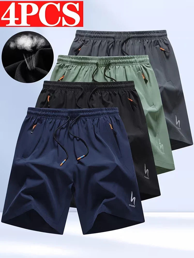 Top Quality Summer Sports Shorts Men New Comfortable Elastic Waist Clothing Male Breathable Short Trousers