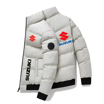 winter thick cotton jacket, outdoor cycling sports warm casual jacket, trendy versatile cotton jacket sweatshirt