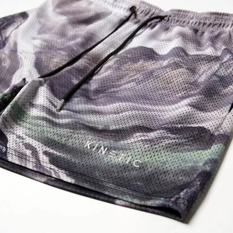 Summer Trend Motorcycle Shorts Mens Quick Dry Clothing Casual Short Pants Gym Fitness Sports Mesh Basketball Sweatpants