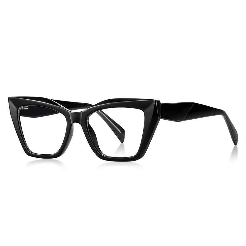 Fashion Personalized Glasses Anti-blue Light Cat Eye Reading Glasses Can Be Customized Prescription Ladies Eyeglasses 2167