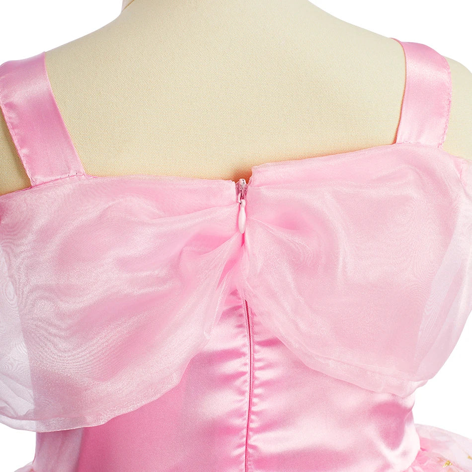 Kids Cinderella Dress Up Clothes Baby Girl Halloween Aurora Princess Dresses Child Birthday Party Little Rabbit Cosplay Costumes